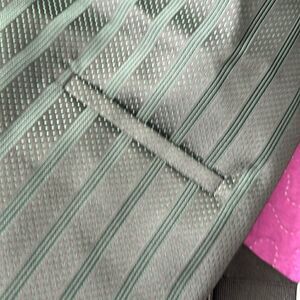 Tux vest dark green  vertical stripes and tiny polka dots - small- med